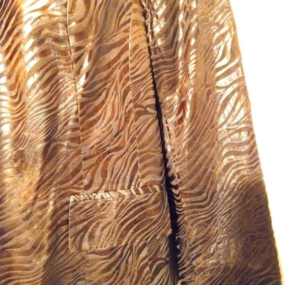 Chocolate Zebra Blazer NEW - Picture 4 of 10